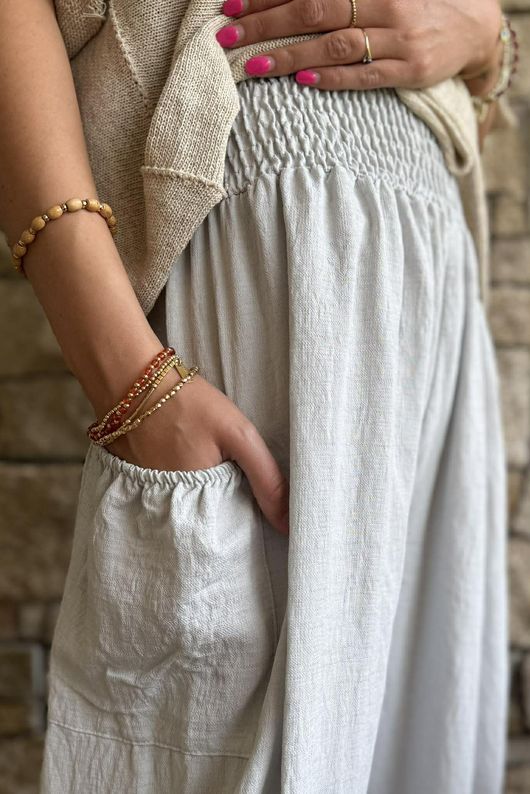 Basso Shirring Balloon Pant Clay
